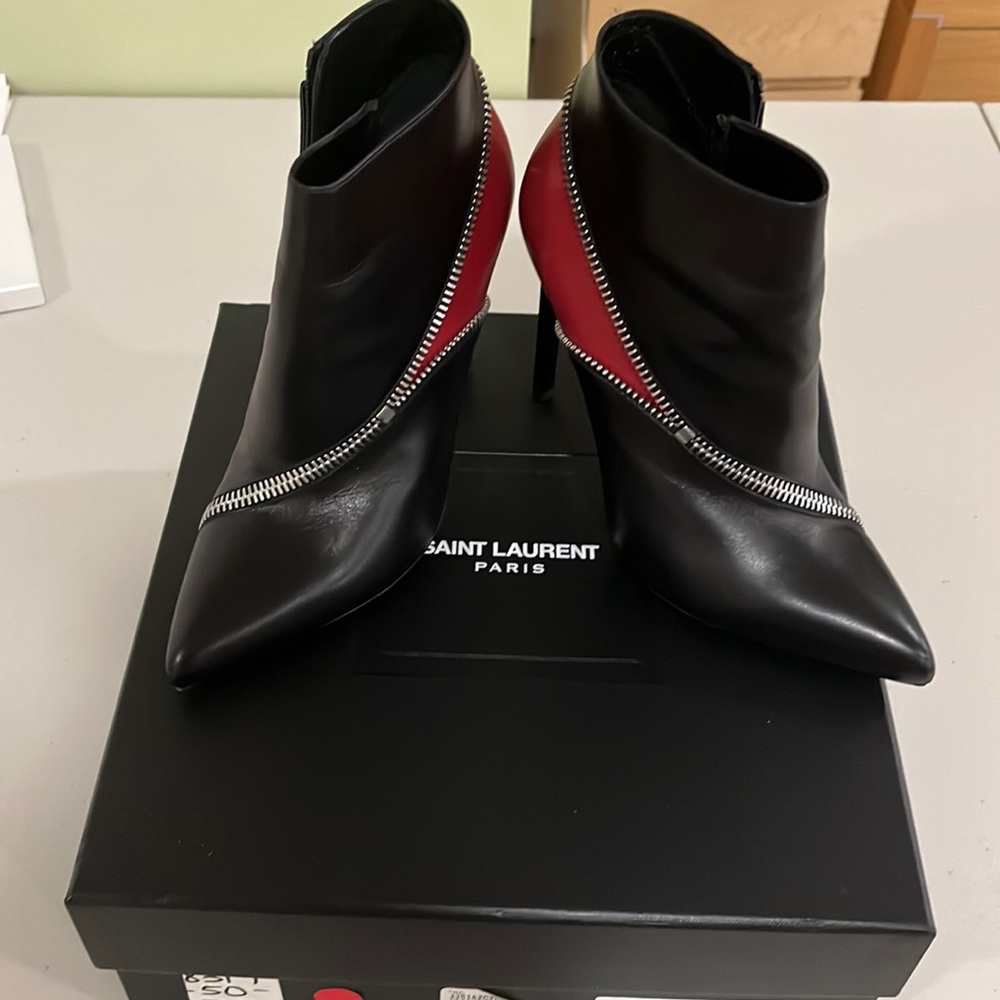 Saint Laurent mini boots size 7 1/2 worn twice
